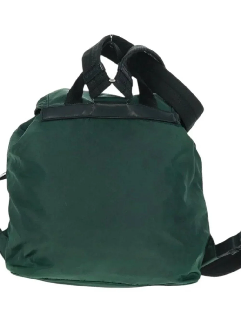 PRADA Backpack Nylon Green Silver Auth 161515 - Picture 2 of 16